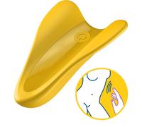 STIMOLATORE FEMMINILE CLITORIDEO GIALLO PER DONNA IN SILICONE VIBRATORE SEX TOYS