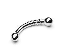 Stimolatore G-Spot e Prostatico le Wand Bow Acciaio Inox Doppio