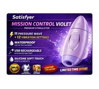 Stimolatore Mission Satisfyer clitorideo vaginale 11 onde di pressione + 12 vibrazioni