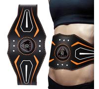 Stimolatore Muscolare Elettrico ABS - Cintura Addominale per Allenamento | Attrezzo Fitness con Display Digitale per Uomo Donna A Casa in Pausa Lavoro in Auto Durante Riposo A Letto