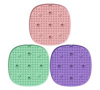 Stimolatore per piede opaco, extra large rilievo pad, non slip textured Round Feet Mat, 21,65 x 21,65 x 0,39 Inches Petal Design, for Musle Relaxation, Athletes, Elderly