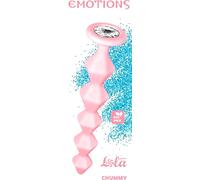 Stimolatore progressivo 16 cm x max 3,5 plug anale rosa perle anali estrazione