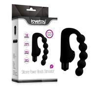 Stimolatore prostatico anale anal plug con perle stimolanti e bullet estraibile