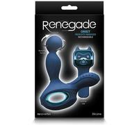 Stimolatore prostatico e perineo blu Premium Orbit caldo rotante vibrante