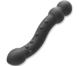 Stimolatore prostatico nero 18 cm ⌀3,3 cm silicone plug anale stimolatore estremo anal plug per uomini elettrostimolazione massaggiatore prostatico sex toy anale per lui FOPS A106