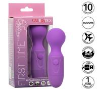 CALEXOTICS - FIRST TIME MASSAGGIATORE RICARICABILE 10 VIBRAZIONI VIOLA