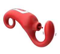 Stimolatore vaginale vibratore clitorideo in silicone ricaricabile USB con lingua