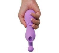 Stimolatore vibrante vaginale in silicone ricaricabile succhia clitoride sextoys