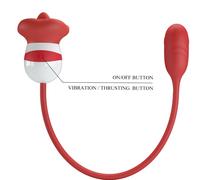 Stimolatore Vulvare con Lingua Pretty Love Aliyah - Rosso