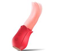 Stimulatore sessuale per donne, Clitorale G Spot Lingua Leccando Vibratore capezzoli Massaggiatore vaginale seno anale Giocattoli sessuali per la masturbazione femminile e le coppie Prelude