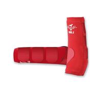 Stinchiere anteriori in neoprene con chiusura in tessuto a strappo modello sport