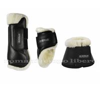 Stinchiere e protezioni ACavallo in pelle e agnellino