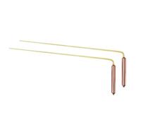 Stineng Bastoni di Rilevamento In Rame per la Ricerca di Acqua e Tesori - Strumenti per Trovare Acqua con la Bacchetta di Rilevamento