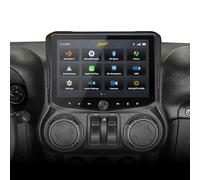 Stinger HORIZON10 10.1" Jeep Wrangler JK (2011-18) Flush Stereo Radio Complete Kit, HD IP65 Touchscreen, Certified Wireless CarPlay & Android Auto, Off-Road Gauges, HDMI, Bluetooth, Camera/USB inputs