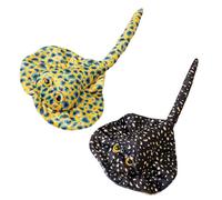 Stingray Peluche Animali | Giocattolo di Pesce vellutato | Creatura Marina Liscia | Giocattoli Animali Marini | Abbracci di Peluche Oceanico | Regalo di Vita SEAA educativo | Toyy Aquatic