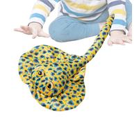 Stingray Plush Toy, Fish Stuffed Animal, Plush, Soft Pp Cotton Filling, Lightweight and Pressure, Gift for Kids, Adults, 19.69x9.84x3.15 Inches Blue 1 Piece