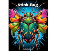 Stink Bug Coloring Book for Kids: Fun & Easy Garden Bug Art!