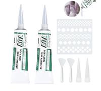 StinkBlitz Sock Stop Liquid, Kit Antiscivolo per Calzini, Soluzione Antiscivolo per Calze, Liquido per Calzini Antiscivolo, Lavabili, Colla Liquida Antiscivolo Tappetini Bagno, 50ml x 2