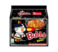 Stir-Fried Ramen Buldak Samyang Ramen Fritto Gusto Pollo Piccante 5 x 140 g