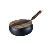 Stir Fry Pan - Cooking | Non-Stick Pan Cooking | Induction Cooktop Heat-Resistant Cookware | Home Stir-Fry Pans Nonstick | Daily Use Tool For Chicken Beef Pork Vegetables Meal Making