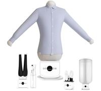 Stiratore automatico gonfiabile, asciuga e stira camicie in 8 min | Temperatura regolabile 60-70°C, 109 fori di diffusione, per camicie, magliette e pantaloni(+Dryer cover)