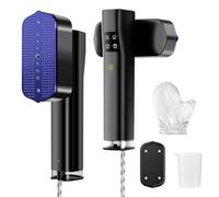 Stiratore Verticale 1200W, Ferro da Stiro da Viaggio 2-in-1 con Riscaldamento Rapido 15s, Mini Ferro da Stiro Verticale da Viaggio da 700 g per Indumenti, Ideale per Viaggi, Ufficio e Casa