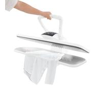 Stiratrice - 2200 W professionale con 5 modalità di stiratura, display LCD, funzionamento touch, tempo di riscaldamento 3 minuti (bianco)