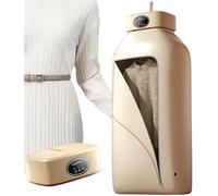 Stiratrice a vapore per indumenti appesi Macchina da stiro a vapore verticale automatica e wireless per una rapida rimozione delle pieghe(Khaki)