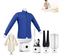 Stiratrice automatica a vapore, 1400 W, design pieghevole per abbigliamento e scarpe, gonfiabile con più pori per una cura efficiente dei tessuti