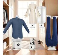 Stiratrice automatica a vapore con tempo e temperatura regolabili, asciugatura rapida di 8 minuti, serbatoio per aromaterapia integrato per una cura efficiente dell'indumento