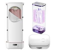 Stiratrice E Asciugatrice Automatica Da 900 W, Asciugatrice Verticale Con Ferro Da Stiro A Vapore, Stendibiancheria Pieghevole, Asciugatrice Con Telecomando E Temporizzazione, Scatola(220V)