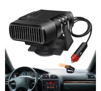 Stiratrice e riscaldamento per parabrezza automobilistico - 12 V ventilatore che soffia il disappannatore, riscaldatore portatile per auto, camion, taxi, berlina, ghiaccio, neve, gelo, freddo,