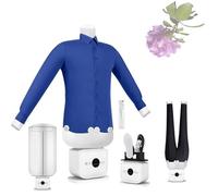 Stiratrice Portatile e Antirughe, Stiratura Rapida in 8 Minuti, Temperatura Regolabile, Asciugatura a Copertura Totale a 360°, per Camicie, Pantaloni, Abbigliamento e Scarpe Standard+DryingHood