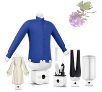 Stiratrice Portatile e Antirughe, Stiratura Rapida in 8 Minuti, Temperatura Regolabile, Asciugatura a Copertura Totale a 360°, per Camicie, Pantaloni, Abbigliamento e Sc Standard+SkirtMouldDryingHood