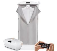 Stiratrice portatile - Rimozione automatica delle pieghe, telecomando wireless, funzionamento con un pulsante, copertura rimovibile, capacità 5 kg, per casa e viaggio