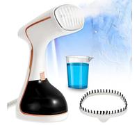 Stiratrice Vapore, 1800 W Ferro da stiro portatile con serbatoio d'acqua da 320 ml, 2 in 1 Definitrice Vapore Verticale Umido e Secco, con Pannello di controllo per la casa, ufficio
