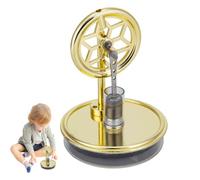 Stirling Engine, Electricity Generator Model, 7.68x5.31 Inches Educational Science Kit, Visible Mechanical Motion, Elegant Desktop Decor for Adults, Students, Home and Use