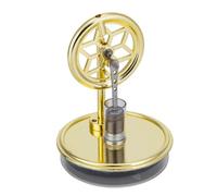 Stirling Engine, Low Temperature Electricity, Modello generatore da 7,68 x 5,31 pollici, kit di scienza educativa, Precision Metal Construction, display funzionale per casa, desktop