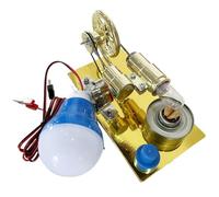 Stirling motore a vapore modello generatore, dispositivo dimostrativo per la conservazione delle dinamiche termiche, fisica strumenti didattici per l'educazione di laboratorio motore a vapore