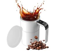 Stirring Cups - Intelligent Automatic Stirrer | Travel Temperature Display Mugs- Mixing Cup For Cocoa Tea Hot Chocolate Juice Drinks Home Office Use Designed For Effortless Beverage Preparation