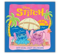 Stitch 2027 Square Wall Calendar Official Licensed Disney Calendar, Multi-Language Edition, Monthly Grid Layout, Cute & Colourful Stitch Artwork, Large Square Format, Gift for Disney Fans