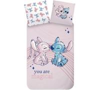 Stitch & Angel Bambina Copripiumino Singolo 135x200 + Federa