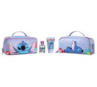 Stitch - Borsa da trucco con EDT 50 ml e gel doccia 100 ml