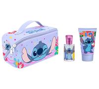 Stitch - Borsa da trucco con EDT 50 ml e gel doccia 100 ml