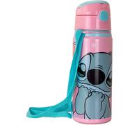 Stitch Bottiglia Con Tracolla Alluminio 600ml