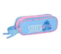 STITCH BRIGHT - Children's Double Pencil Case, Children's Pencil Case, Ideal for