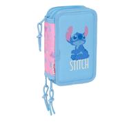 STITCH BRIGHT - School Pencil Case with 37 Tools Included, Children's Pencil Cas
