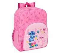 STITCH CHILL - Zaino scuola per bambini, adattabile a carrozzina, ideale per bambini in età scolare, comodo e versatile, qualità e resistenza, 32 x 12 x 38 cm, Menta/Rosa, M, Casual