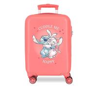 Stitch Cuddle Me Valigia Cabina 50cm ABS Rigida Trolley Bambini Bagaglio a mano