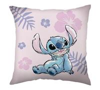 Stitch, cuscino decorativo per bambini, 35 x 35 cm, con morbida imbottitura in pile polare e morbida federa in poliestere, stampa su entrambi i lati, cuscino morbido Lilo e Stitch regali.